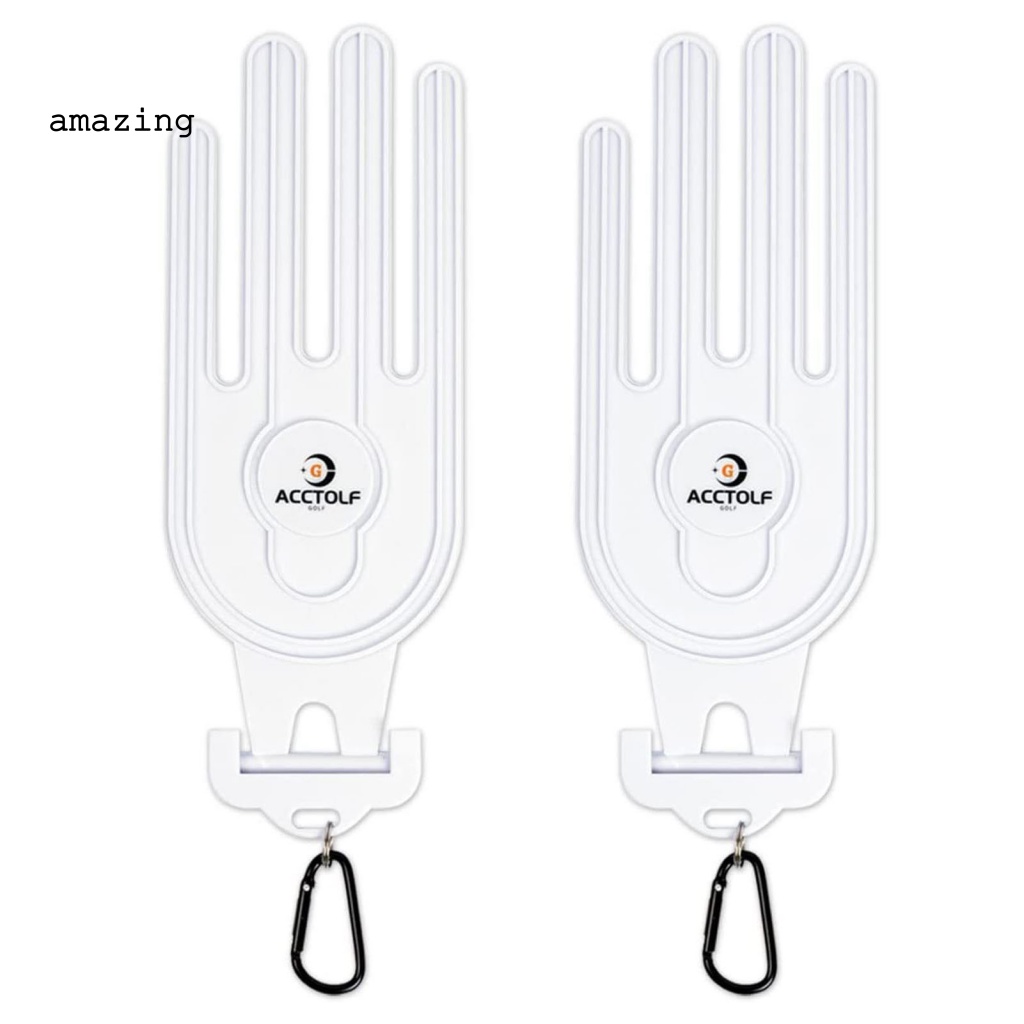 Bộ 2 Kẹp Giữ Găng Tay Đánh Golf Kèm Móc Di Động Tiện Dụng