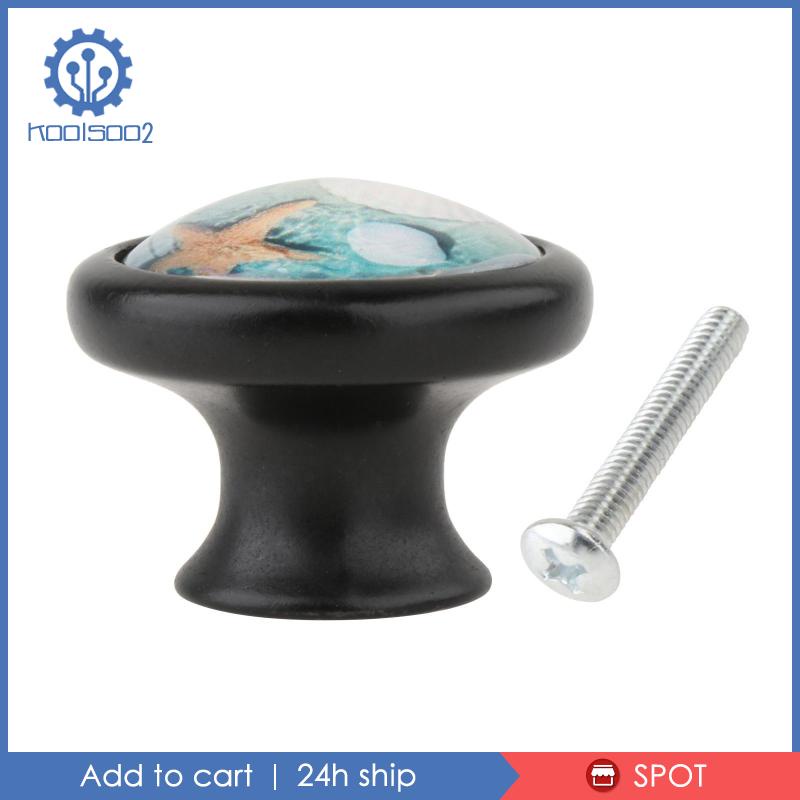 Set 2 Tay Nắm Cửa Tủ Kèm Ốc Vít Dùng Trang Trí Nhà Tắm / Tủ Quần Áo