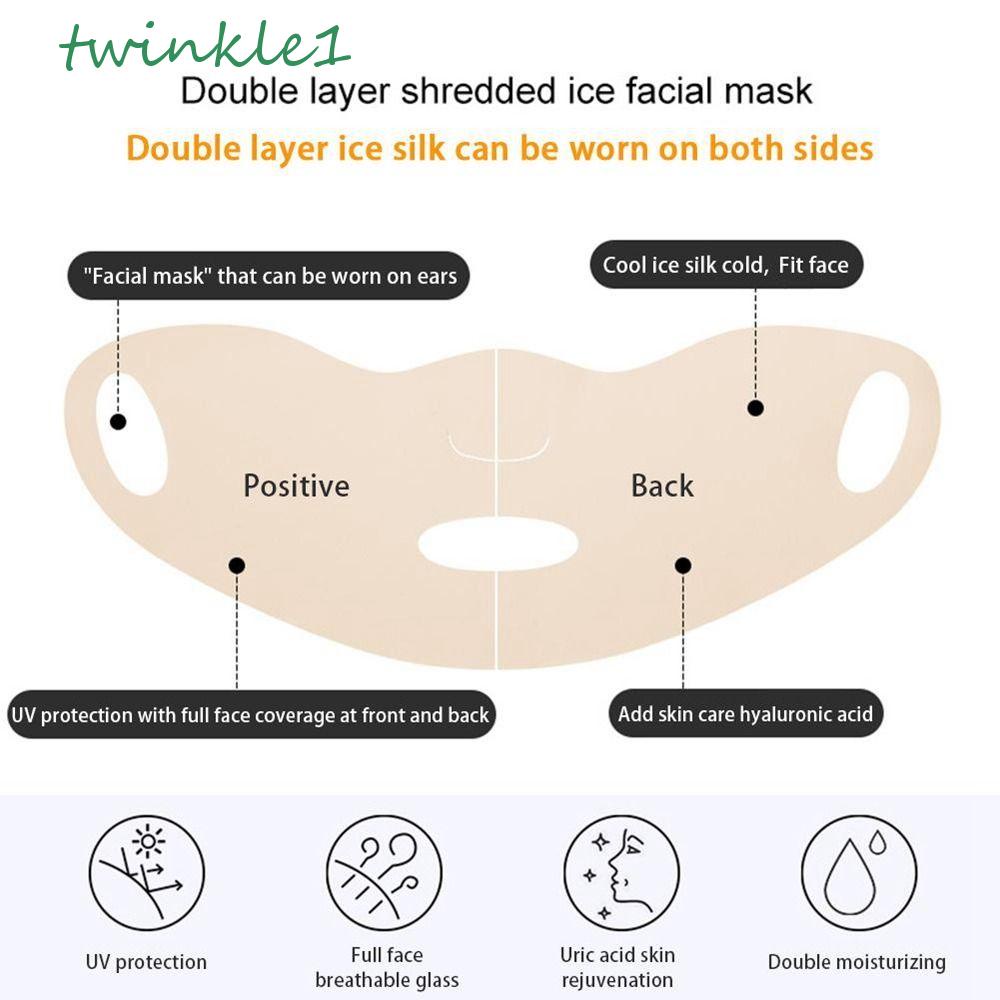 Khẩu Trang Chống Nắng Co Giãn Thoáng Khí Chống Tia UV Dành Cho Nữ