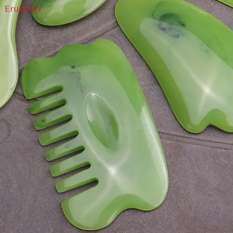 Lược Gua Sha Mát Xa Làm Đẹp Cơ Thể Bằng Nhựa Resin