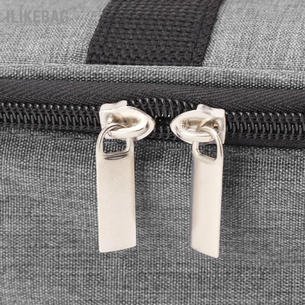 Ilikebag Túi Đựng Đồ Ăn Trưa Dung Tích Lớn 3.2L Chất Liệu Vải Oxford Chống Rò Rỉ Tay Cầm Di Động Cách Nhiệt Cho Văn Phòng Đi Học