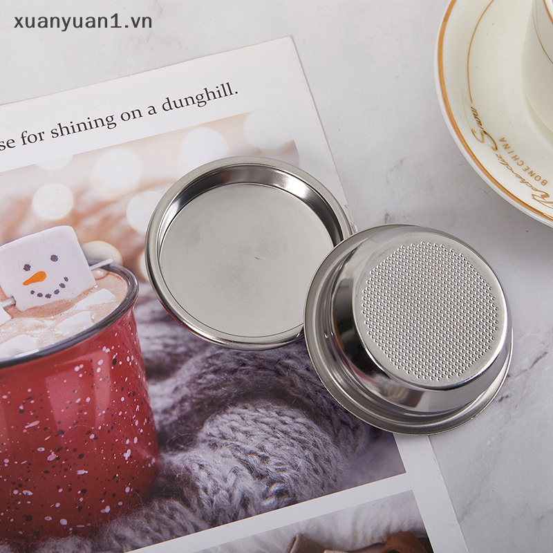 Set 1 / 2 Cốc Lọc Cà Phê Bằng Thép Không Gỉ 304 58mm Tiện Dụng