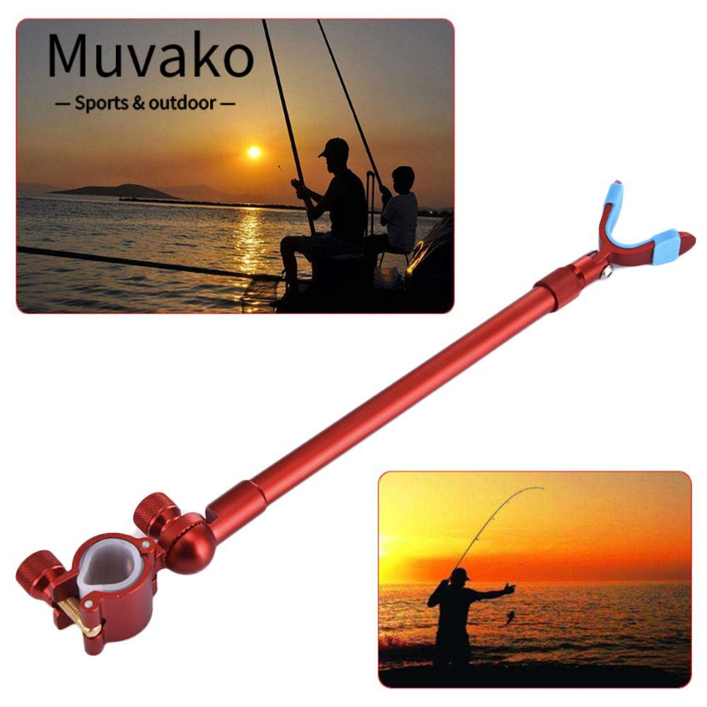 MUVAKO Giá Đỡ Cần Câu Cá Di Động Siêu Bền Tùy Chỉnh Tiện Dụng