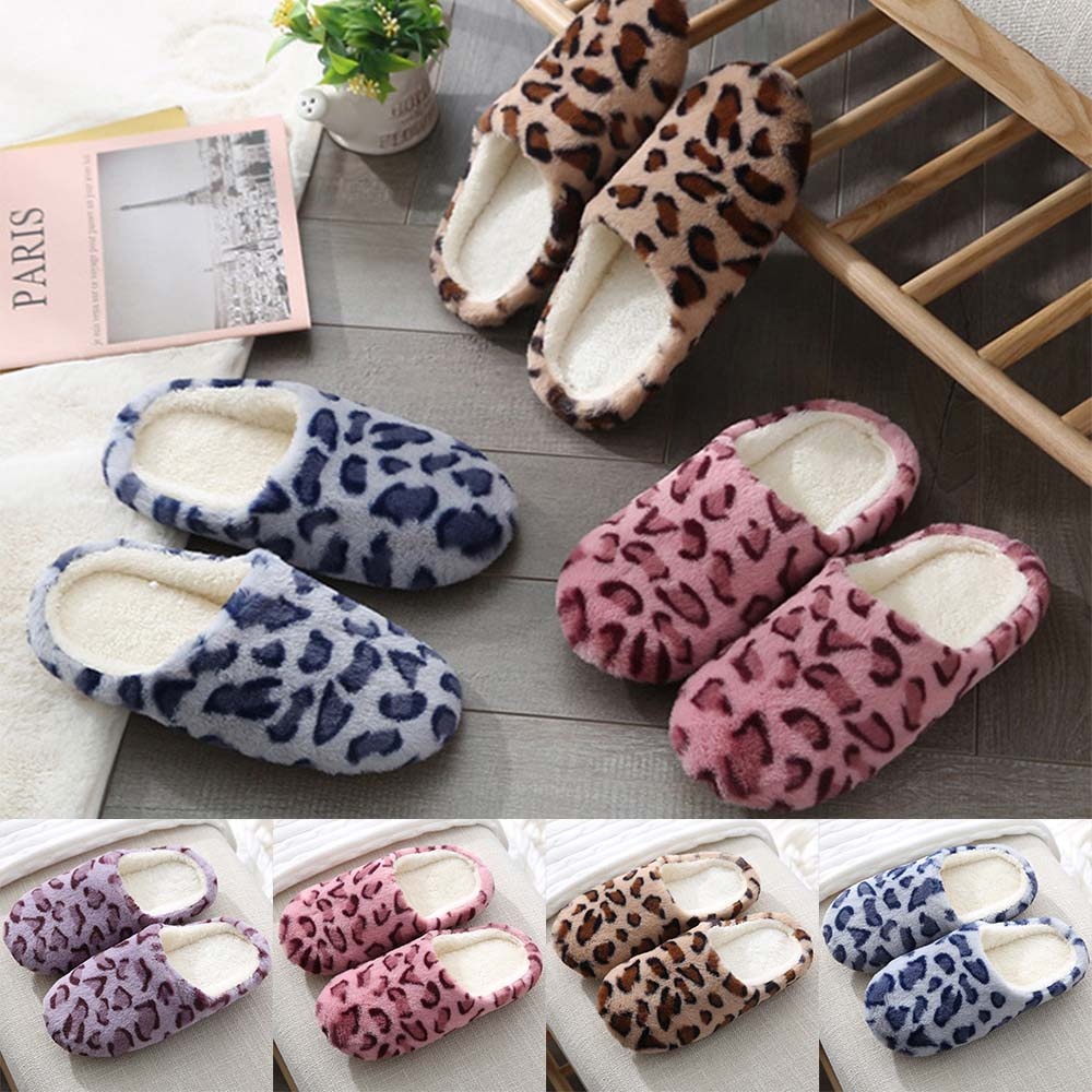 Dép Đi Trong Nhà Đế Mềm Giữ Ấm Mùa Đông Cho Nam Nữ