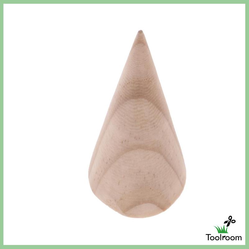 Giá Đỡ Trưng Bày Trang Sức Hình Nón Bằng Gỗ Kích Thước 2.7X3Cm