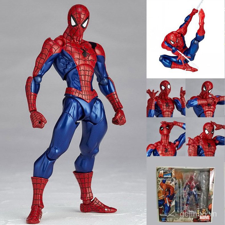 Spot Spider-Man hand-made Yamaguchi joint movable beauty man Spiderman boxed model ornaments hand-made wholesale [fast shipping]