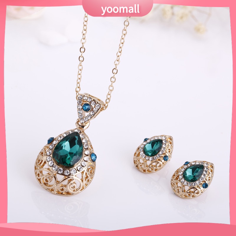 Bộ Trang Sức Gồm Bông Tai Thiết Kế Xinh Xắn Thời Trang