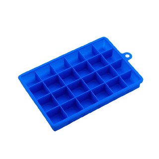 New 24 Grids Silicone Ice Cube Tray Large Square Ice Cube Maker Mould DIY