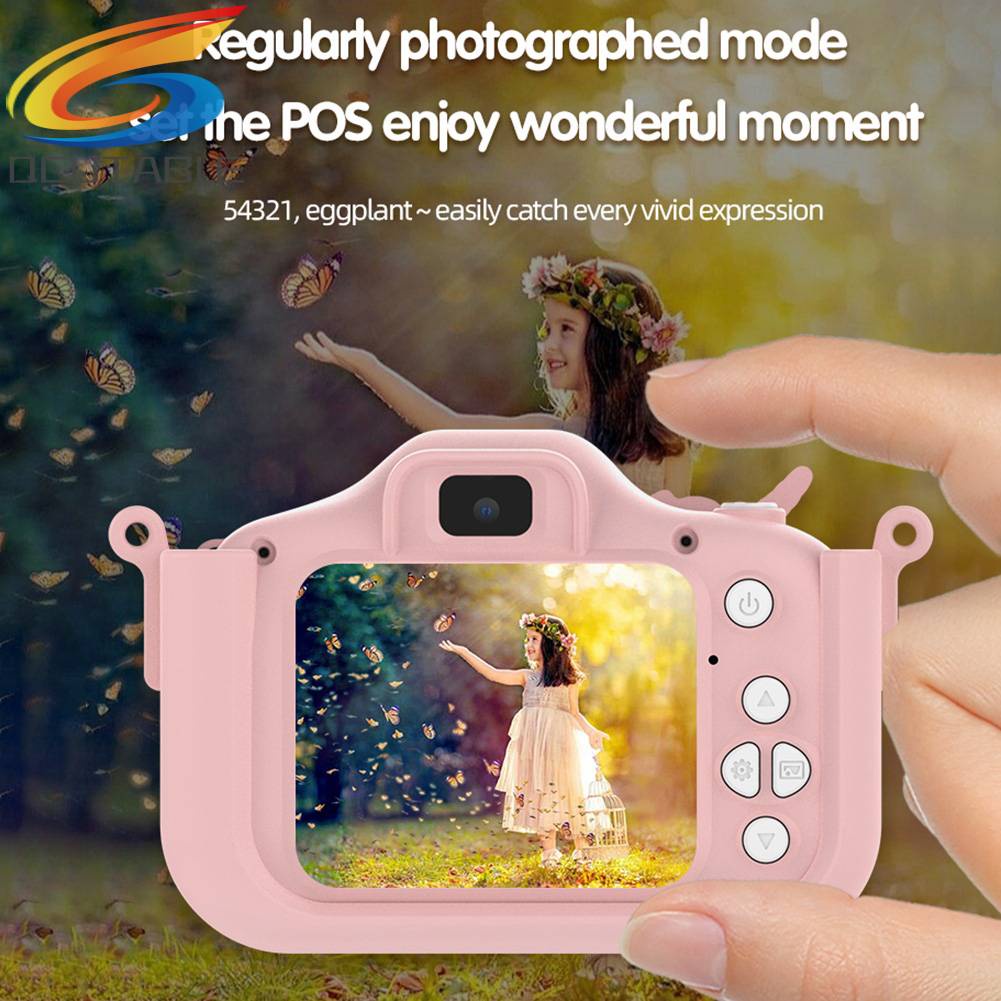 Camera Trẻ Em 1080P HD 2.0 Inch Với Thẻ Nhớ 32GB