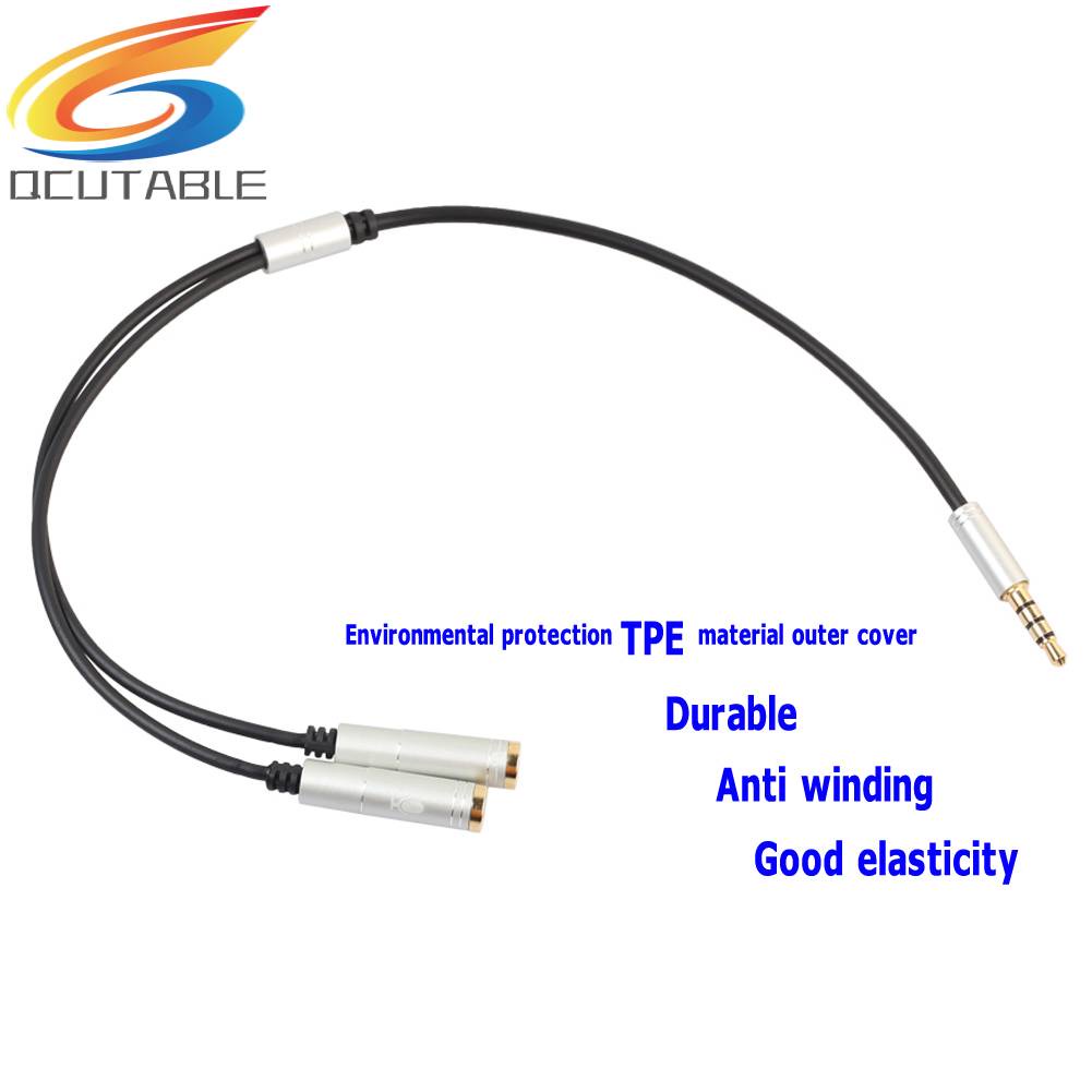 Cáp Chia Âm Thanh 3.5mm ĐầU CắM Sang ĐầU CắM Mic Cho ĐiệN