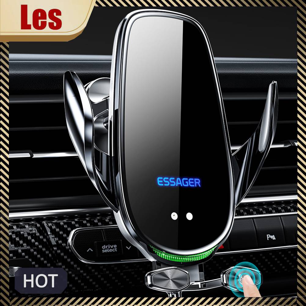 Giá Đỡ Điện Thoại Kiêm Sạc Không Dây 15W Cho Xe Ô Tô