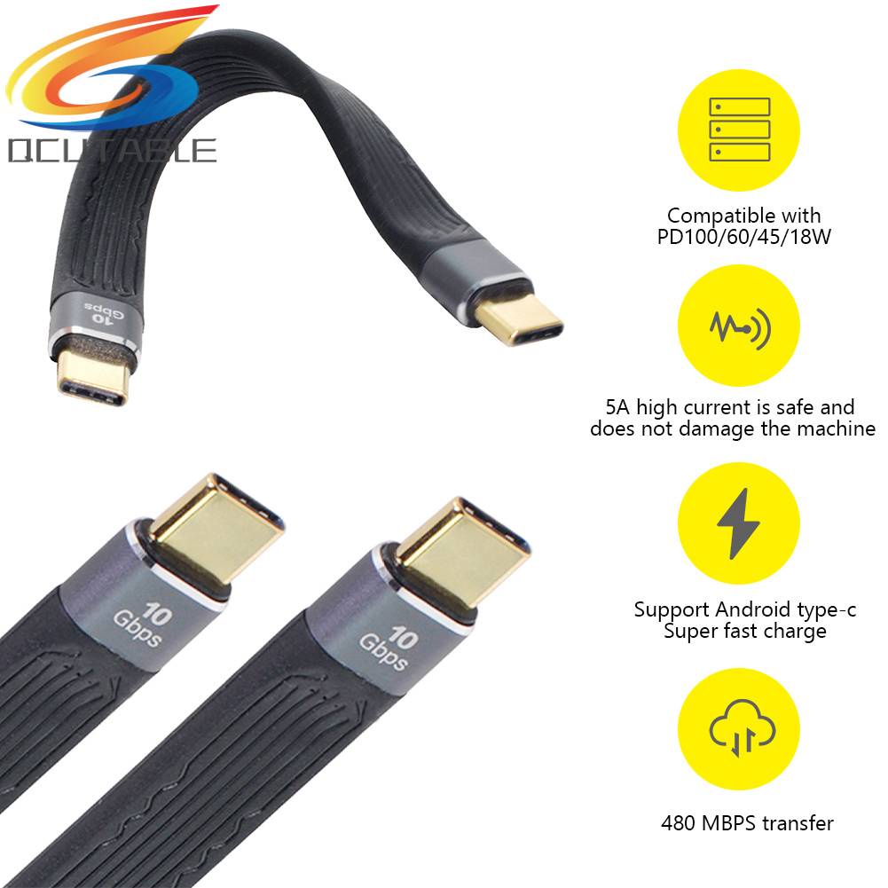 Dây Cáp Chuyển Đổi Dữ Liệu Loại C Male Sang Male 3.1 Gen2 10G