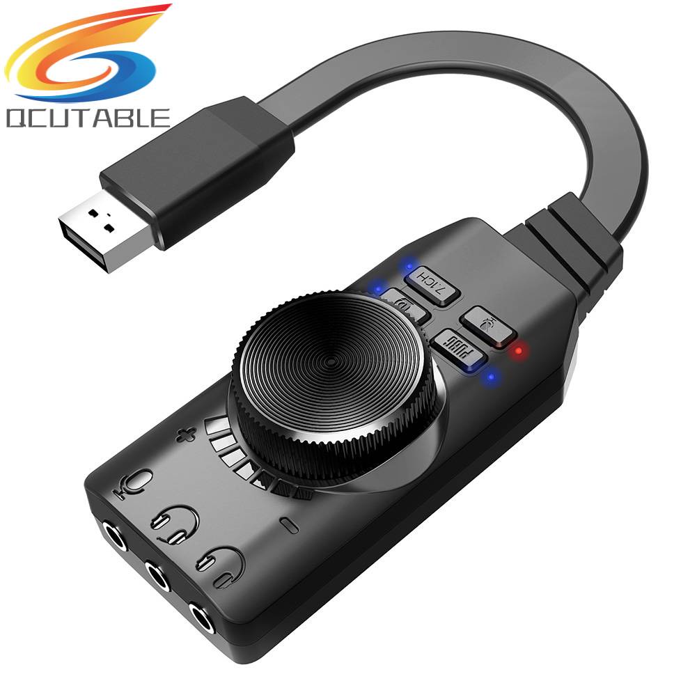 Card Âm Thanh GS3 7.1 Kênh 3.5mm Cho Máy Tính