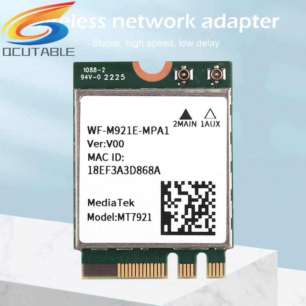 Thẻ Mạng Không Dây MT7921 1200Mbps Băng Tần Kép 2.4Ghz / 5Ghz Cho Laptop