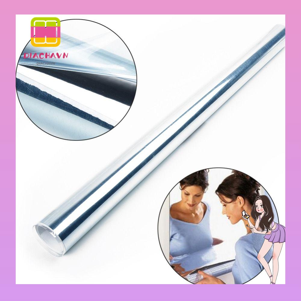 DIACHAVN Miếng Dán Tường Tráng Gương 3 Kích Cỡ Trang Trí Phòng Tắm