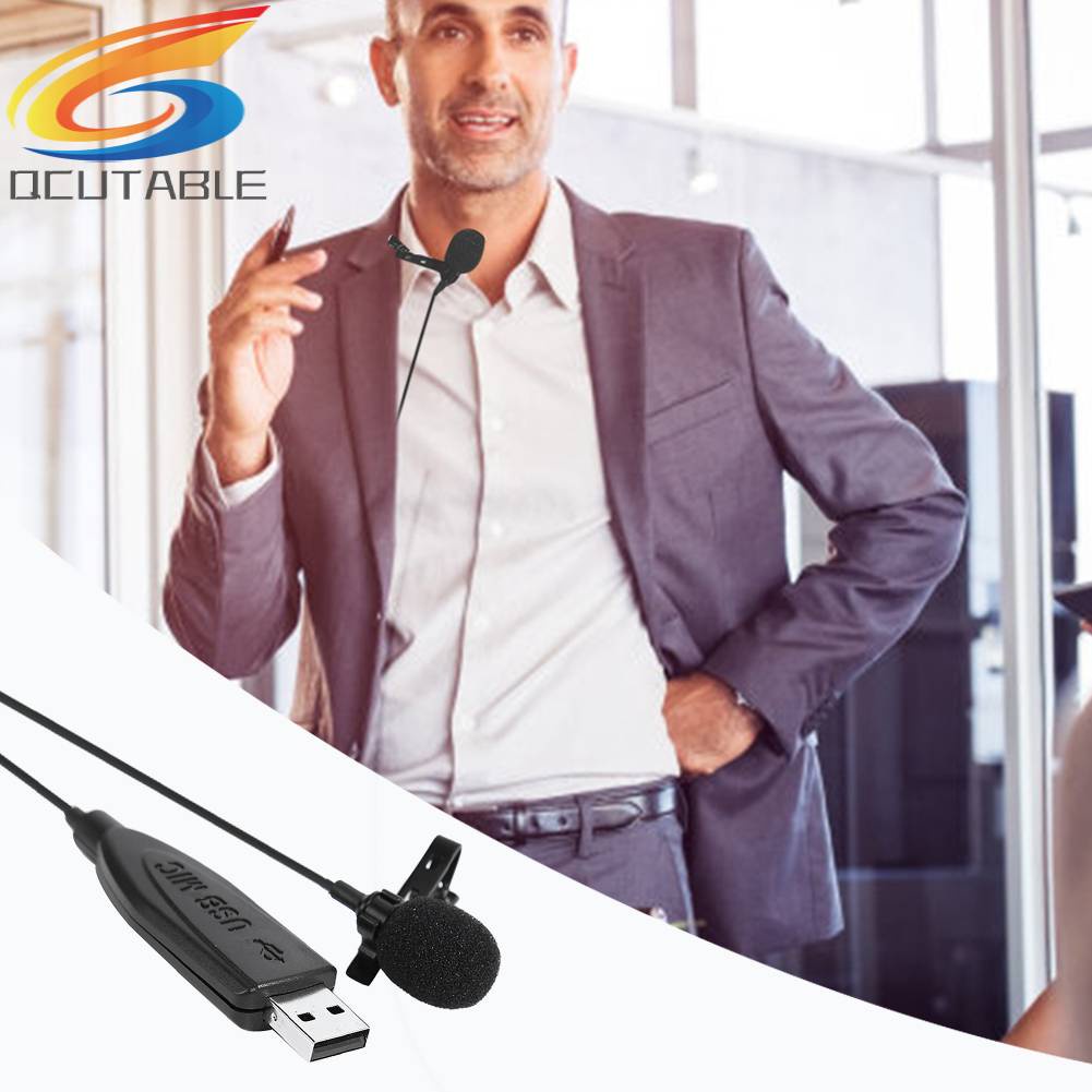 Micro Có Kẹp Gắn Cổ Áo Cổng USB Tiện Dụng Cho Các Buổi Họp / PC