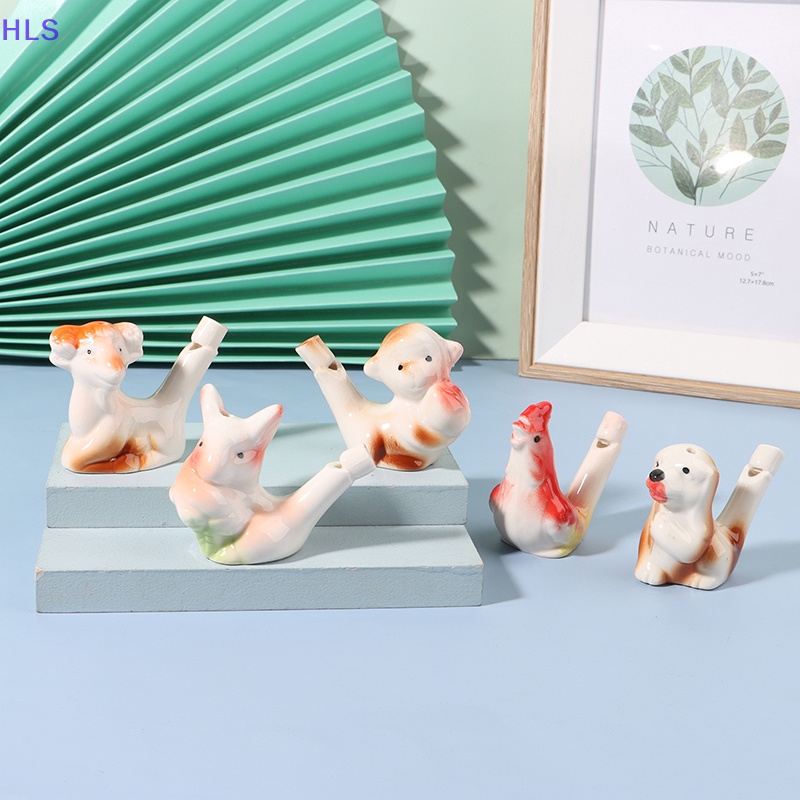 [HLS] Còi Thổi Hình Chim Bằng Gốm Màu Sắc Ngẫu Nhiên Dễ Thương Sáng Tạo Dành Cho Đội Thể Thao Ngoài