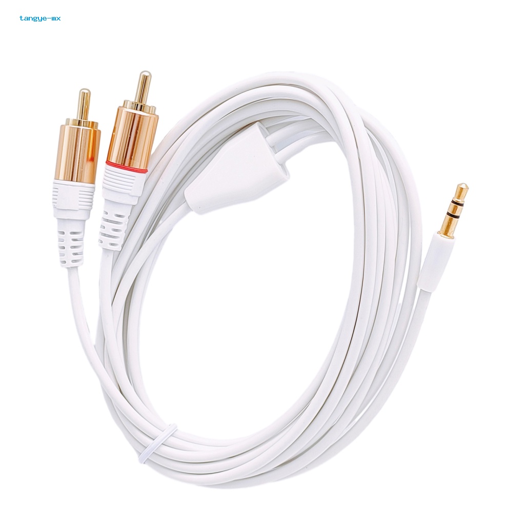 Cáp Âm Thanh Chữ Y Mạ Vàng Chuyển Đổi Từ Đầu Cắm 3.5mm Sang 2RCA Chuyên Dụng