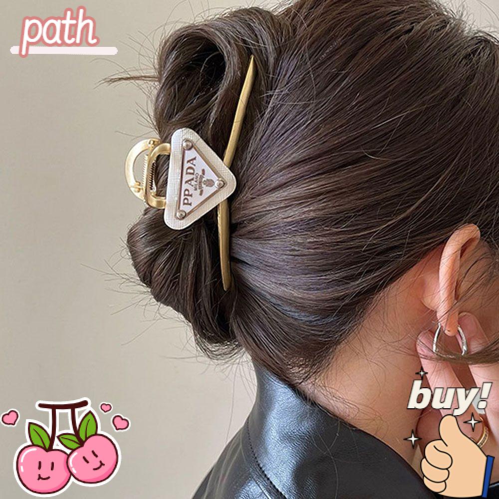 PATH Kẹp Tóc Hình Tam Giác Phong Cách Hàn Quốc Đơn Giản Cho Nữ