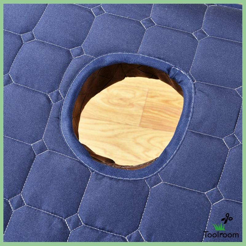 Tấm Trải Bàn Mát Xa Chống Trượt Kèm Dây Đai Co Giãn Màu Trắng 190x80cm Tiện Dụng