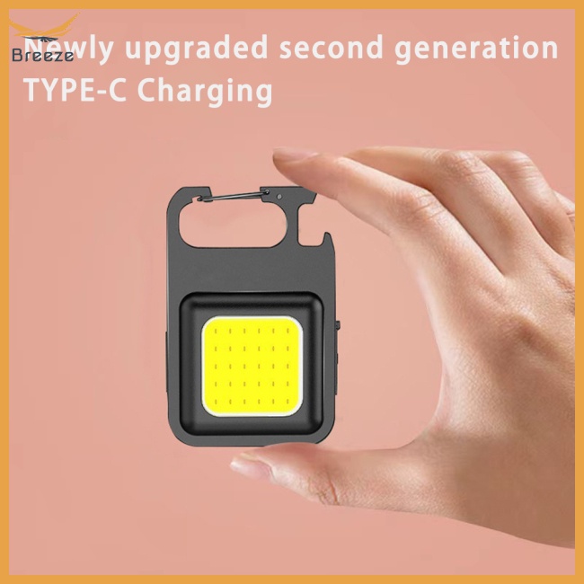 Móc Khóa Đèn Led Cob 500 Lumens Siêu Sáng Đa Năng