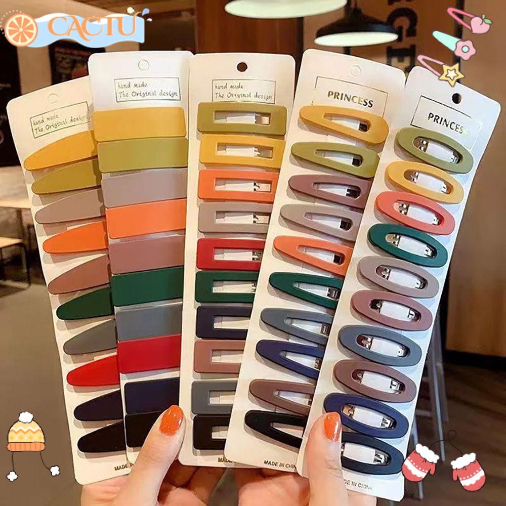 Kẹp Tóc Bằng Nhựa Thiết Kế Rỗng Nhiều Màu Sắc Cho Nữ