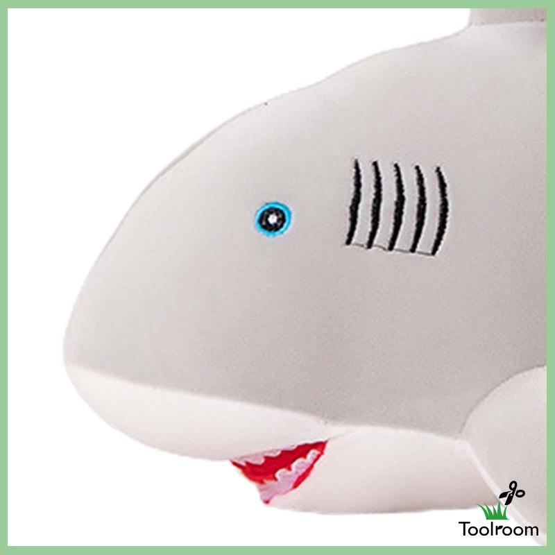 Gối Ôm Hình Cá Mập Nhồi Bông Dễ Thương Dùng Trang Trí Sinh Nhật / Du Lịch / Valentine