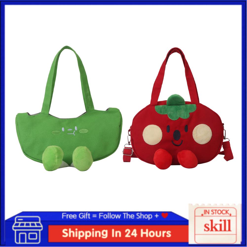 Skill Single Shoulder Bag  Large  Women  Tomato Style for Outing
