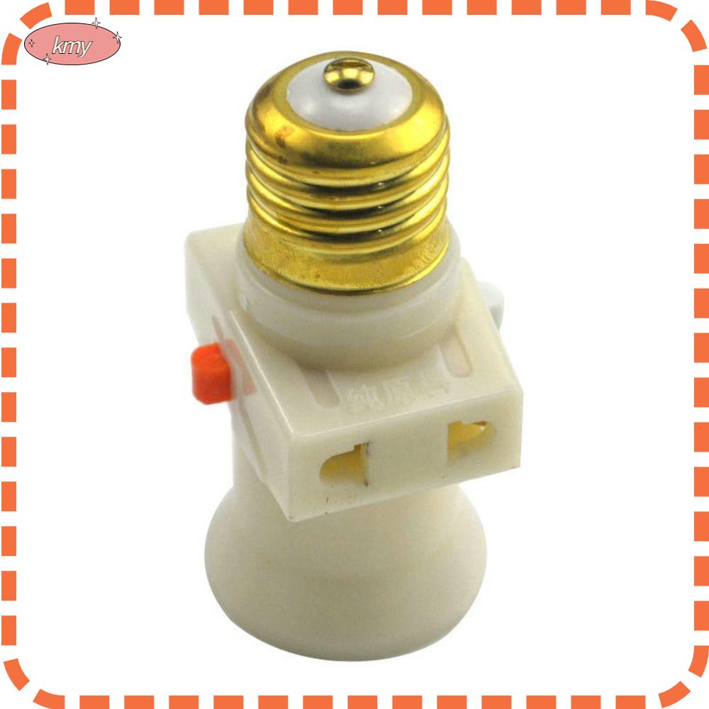 Đuôi Đèn E27 E27 6A 250V Ánh Sáng Trắng Chất Liệu ABS Dùng Trong Gia Đình
