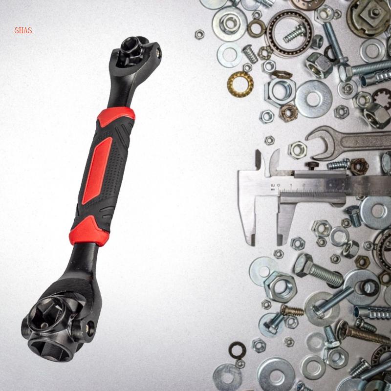 Cờ Lê Đa Năng 8 Trong 1 Đầu Xoay 360 Độ Chuyên Dụng Sửa Chữa Xe Hơi / Xe Đạp