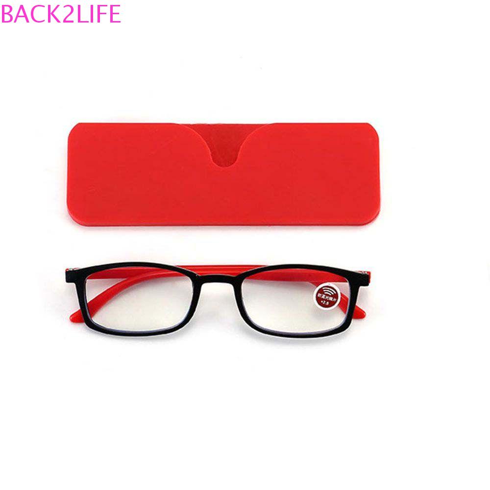 BACK2LIFE Kính Đọc Sách Gọng Nhựa Resin Thời Trang Cho Nam Và Nữ