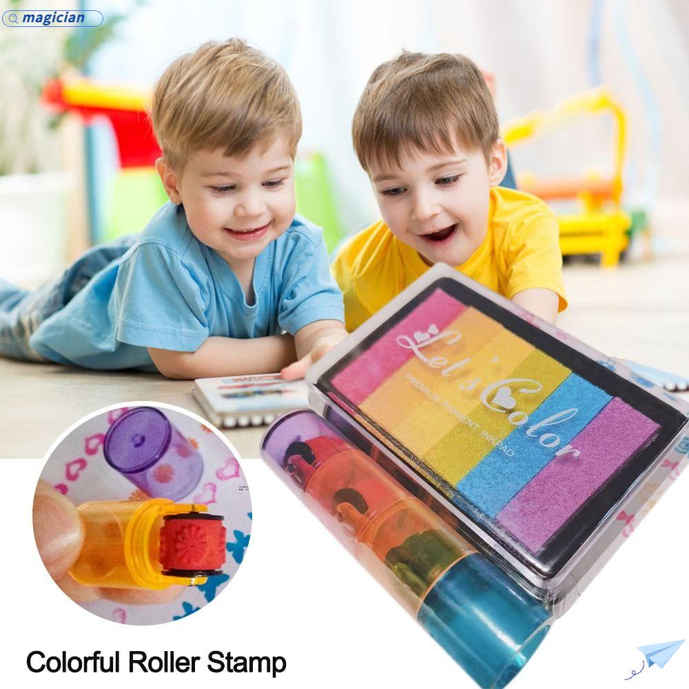 MAG Con Dấu Đồ Chơi Hoạt Hình Nhiều Màu Sắc Vui Nhộn Dành Cho Trẻ