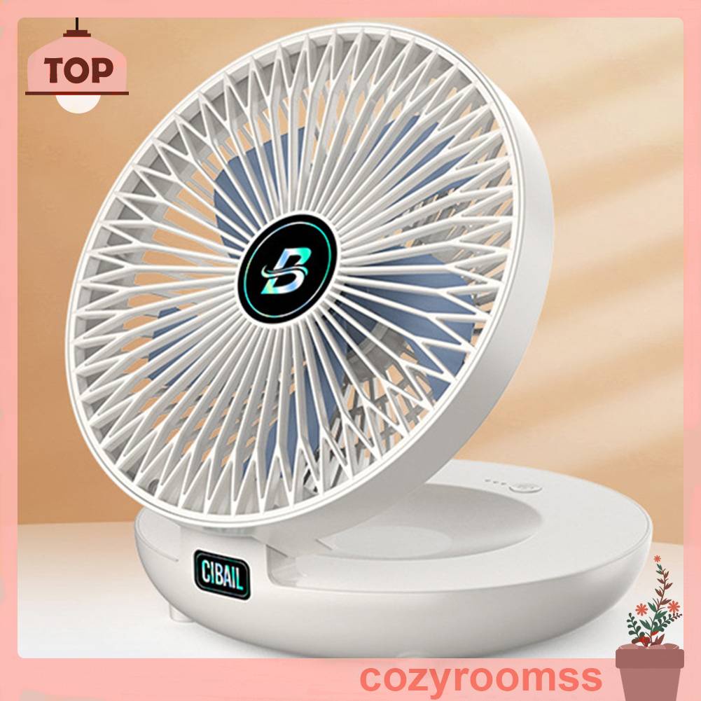 Quạt Làm Mát 1200 MAh Có Thể Gấp Gọn Tiện Dụng Cho Gia Đình / Văn Phòng