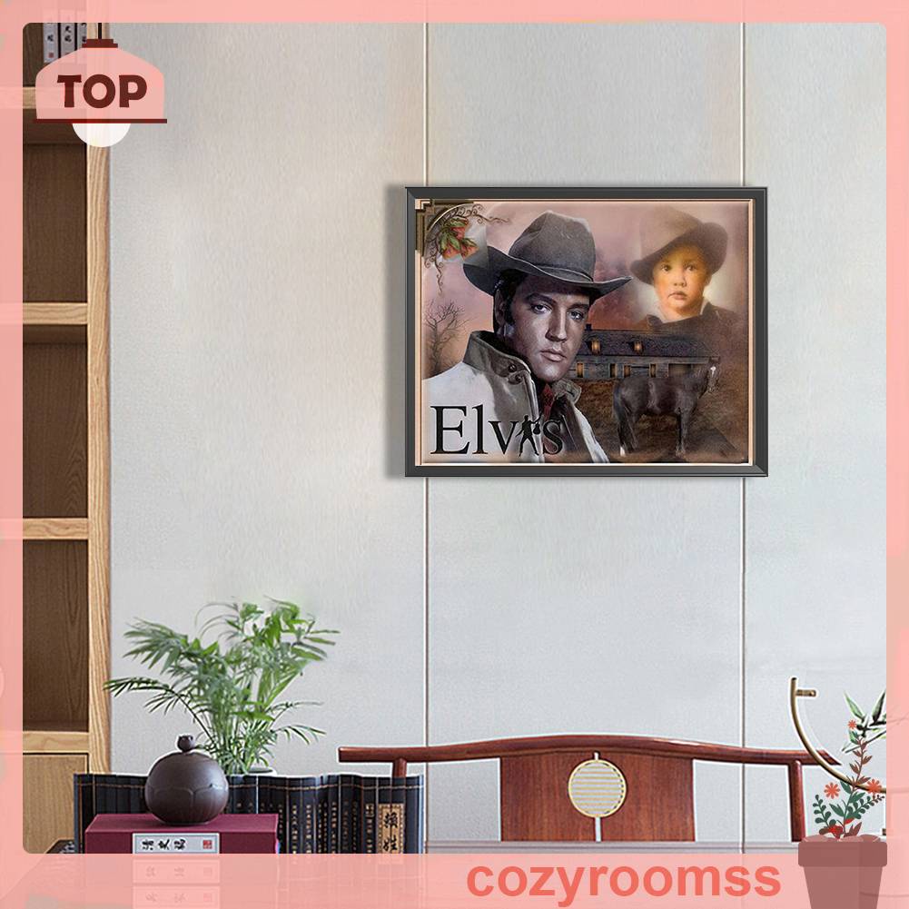 Tranh Đính Đá Kim Cương Toàn Bộ 5D DIY Hình Vẽ Presley