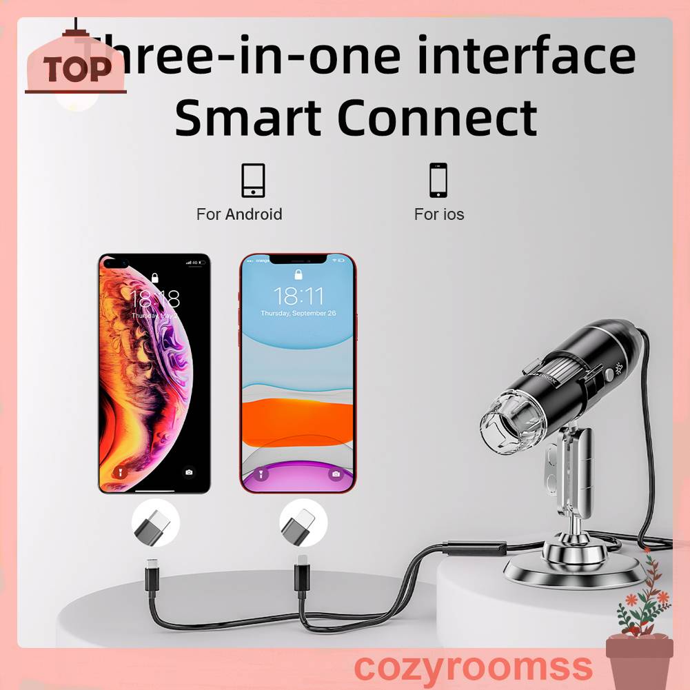 Máy Soi HiểN Vi Kỹ ThuậT Số 1600X USB Cho IOS Android