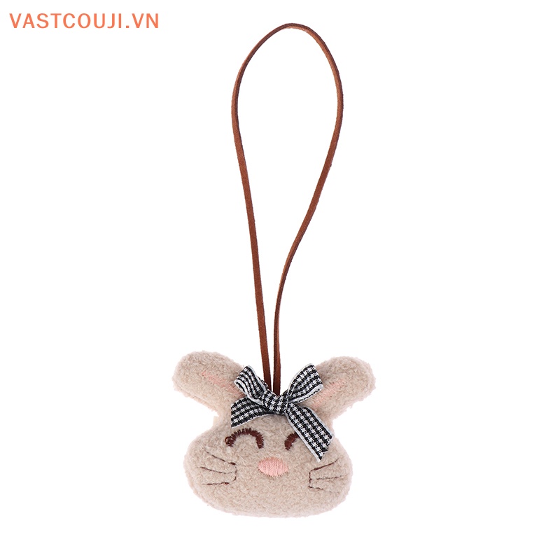 Móc Khóa Thỏ Nhồi Bông Dễ Thương Dùng Để Nhận Dạng Túi Học Sinh