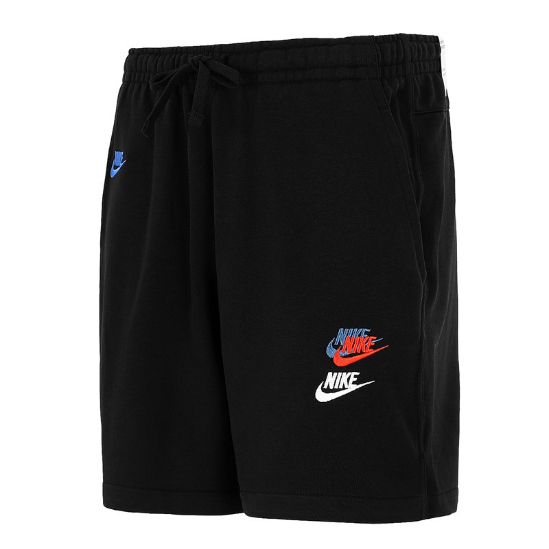 Quần Short Dệt Kim 100% Cotton Thêu Logo Plus Size Cho Nam Nữ