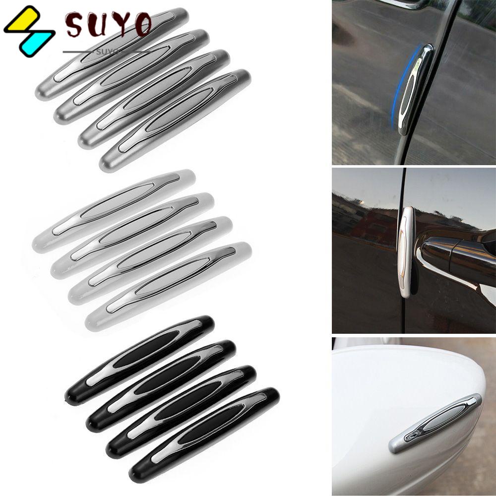 SUYO Bộ 4 Miếng Dán Bảo Vệ Cạnh Cửa Xe Hơi