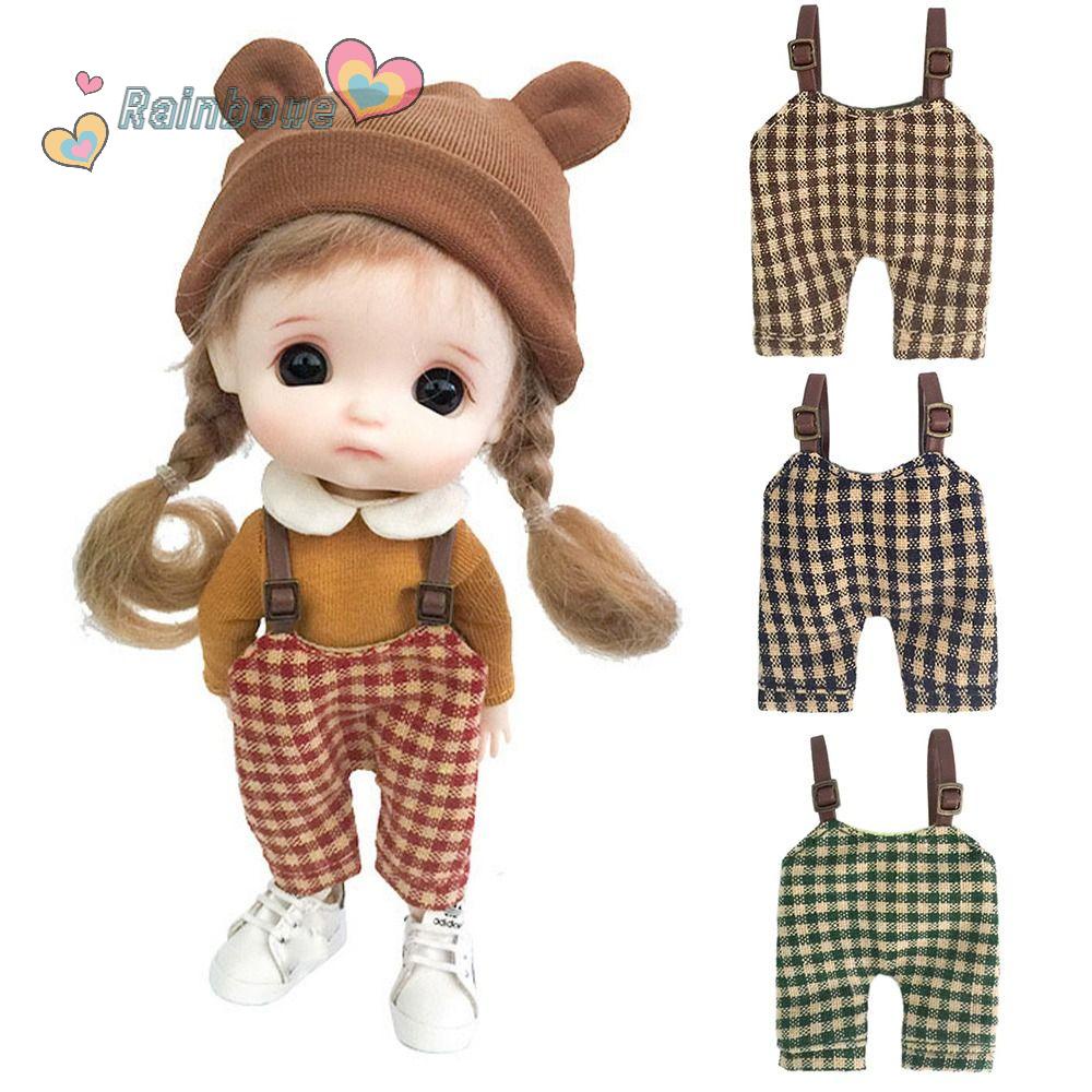 RAINBOW Quần Yếm Thời Trang Cho Búp Bê Tỉ Lệ 1 / 11 1 / 12