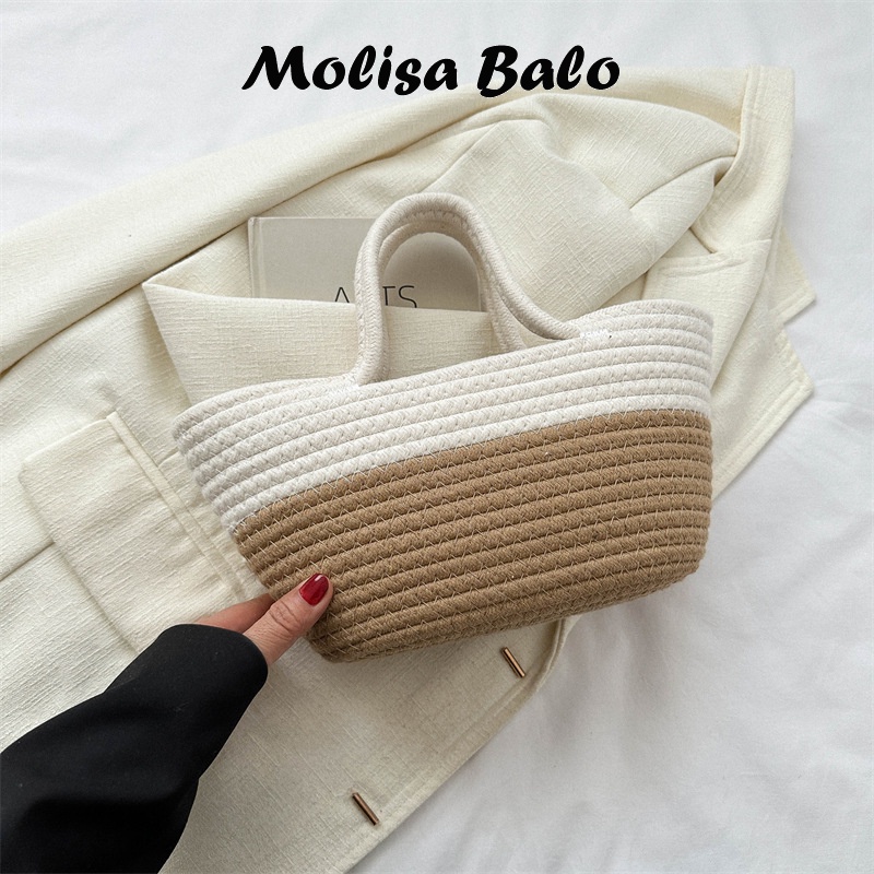 Molisa túi xách túi cói cô gái dễ thương lựa chọn đầu tiên 2023 NEW L90T04M