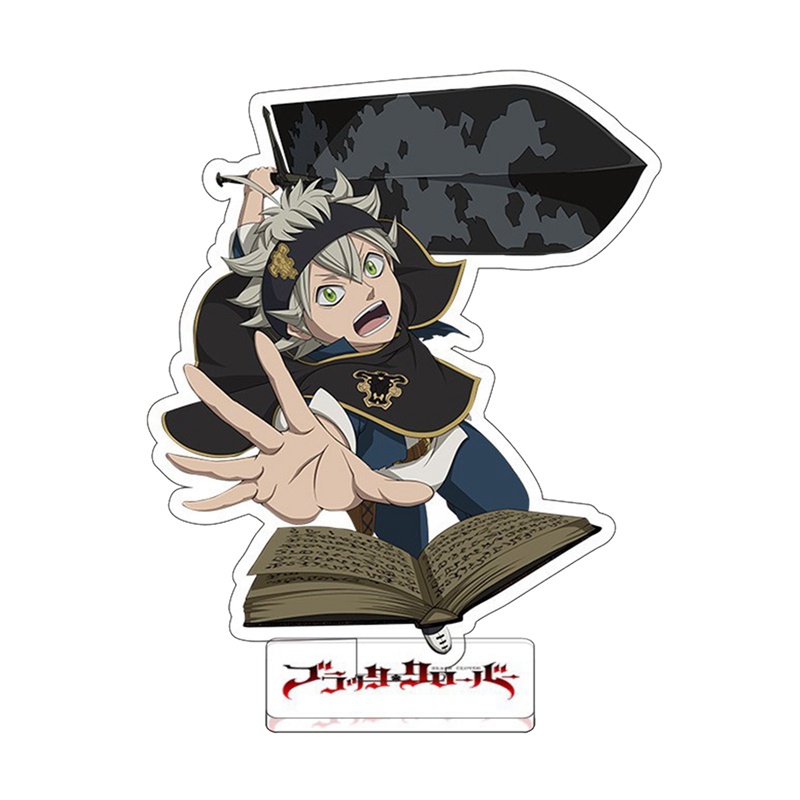 Mô Hình Nhân Vật Anime Black Clover Bằng Acrylic Có Giá Đỡ