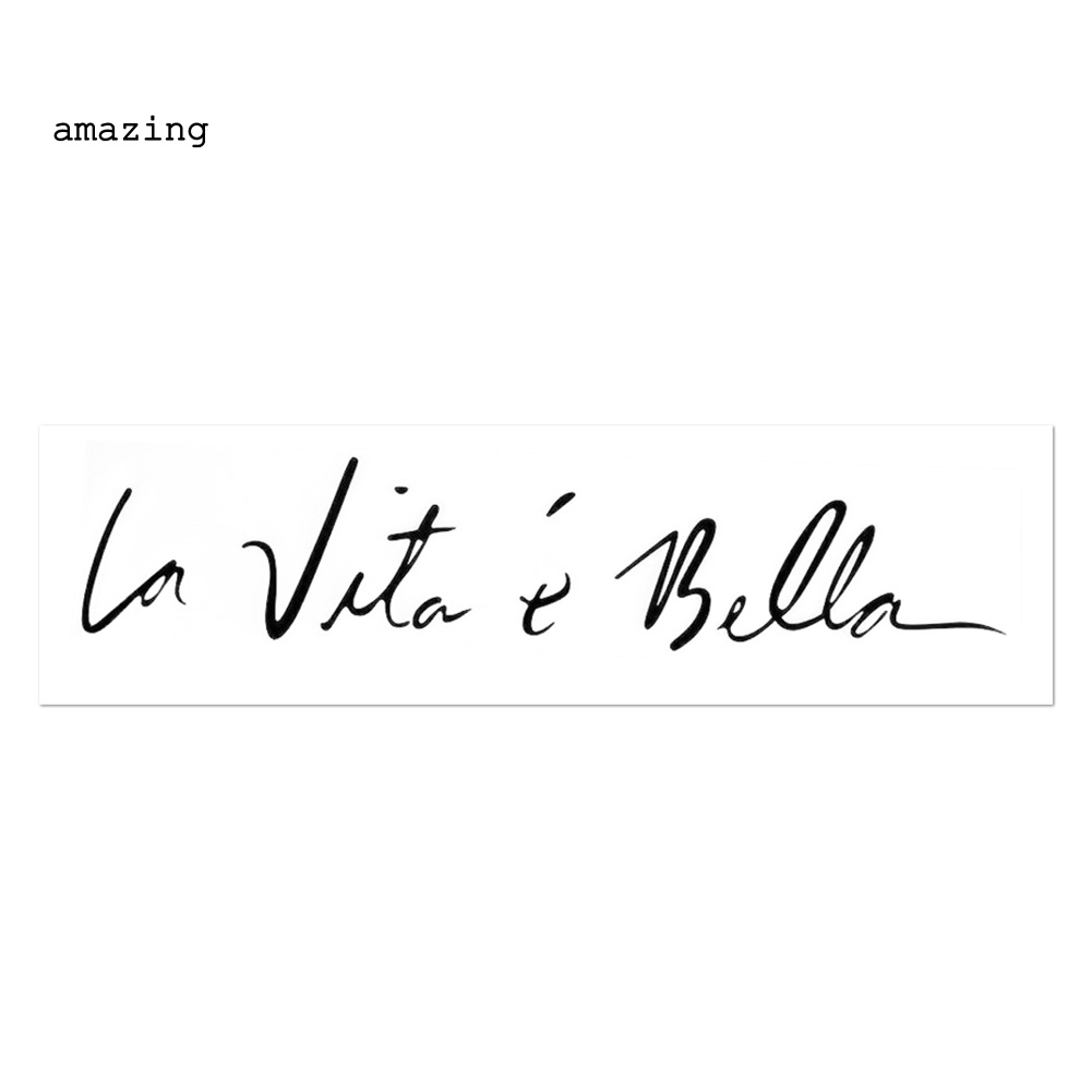 Miếng Dán Trang Trí Xe Hơi / Xe Tải In Chữ Chống Thấm Nước Thời Trang