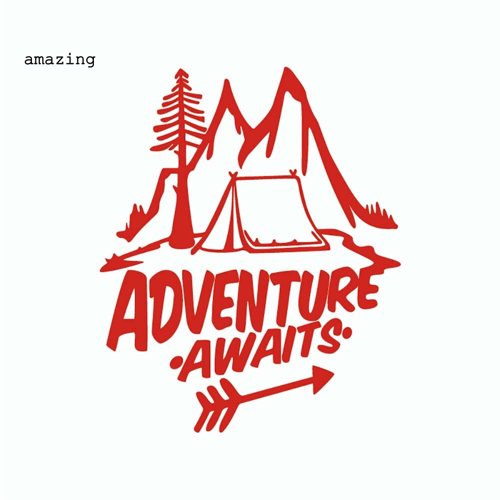 Đề Can Phản Quang Họa Tiết Cây Thông / Ngọn Núi Độc Đáo Trang Trí Xe Hơi