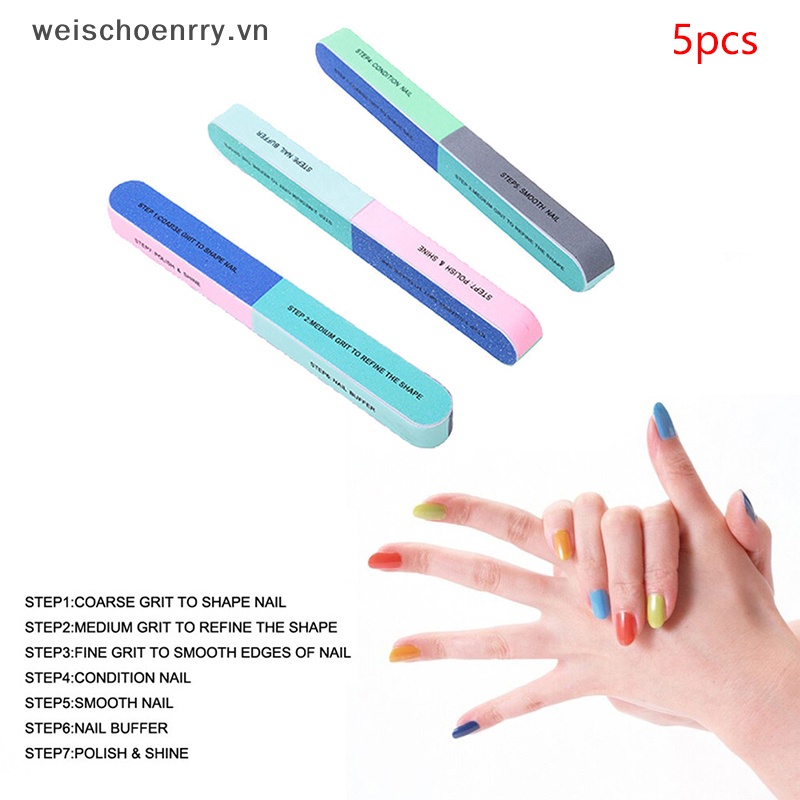 Cây Dũa Móng Tay 7 Mặt Chuyên Nghiệp Chất Lượng Cao