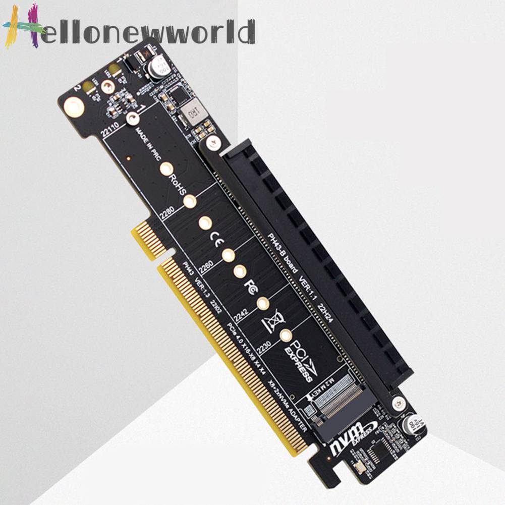 Thẻ Mở Rộng PCIe X16 Sang X8 + X4 + X4 2280 / 2260 / 2242 / 2230 SSD