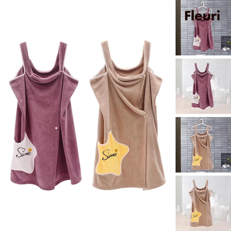 Khăn Tắm Quấn Người Mặc Đầm Dành Cho Nữ