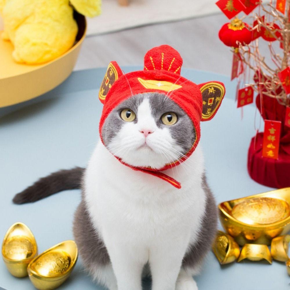 GIOVANNI Mũ Vải Len Mềm Mại Có Thể Điều Chỉnh Cho Thú Cưng Chụp Ảnh