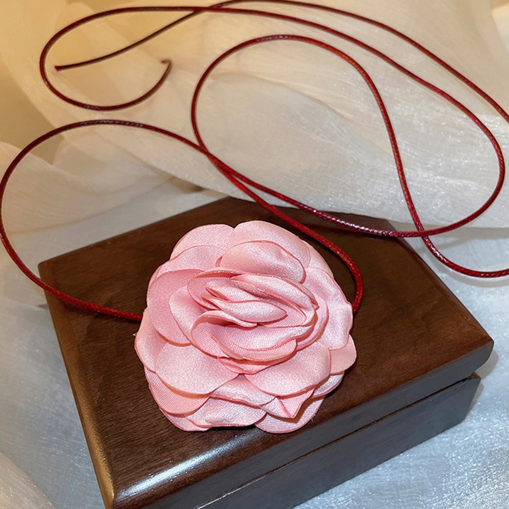 1 Vòng Cổ Choker Ren Hoa Hồng Ngọt Ngào
