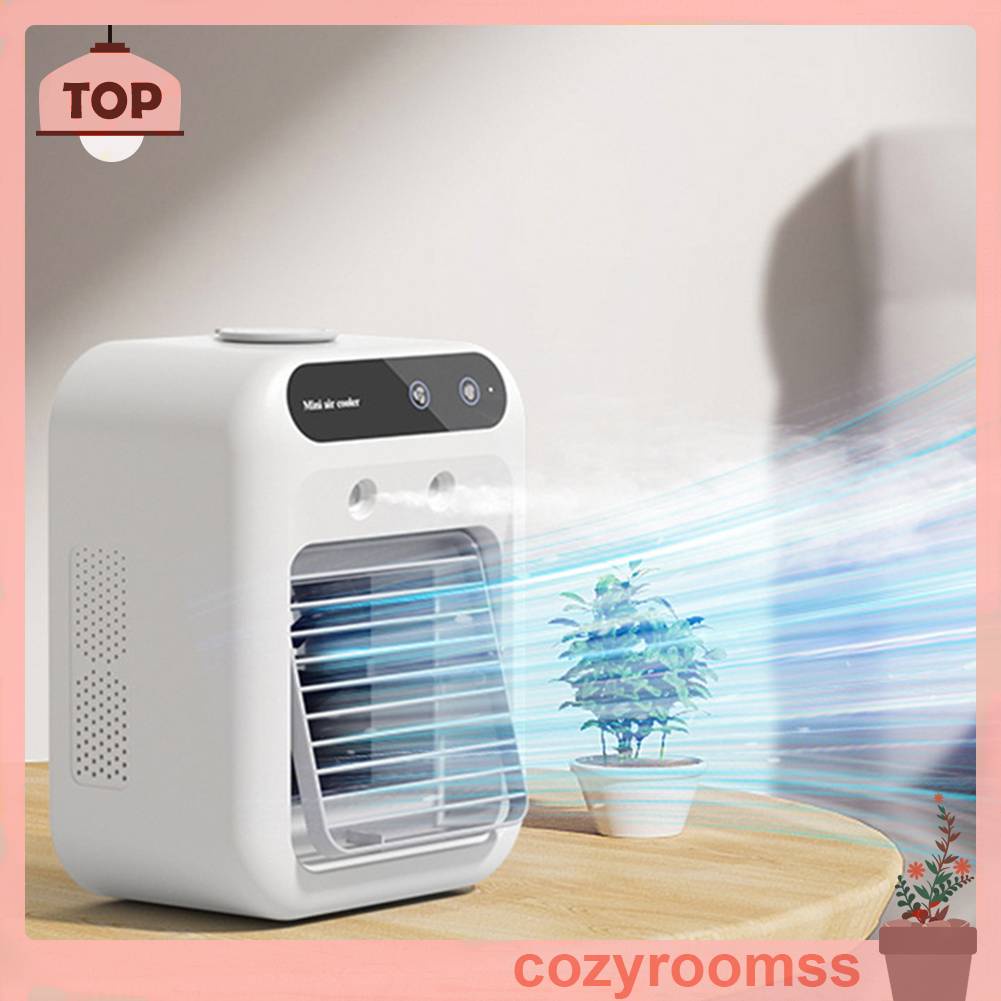 Quạt Làm Mát Để Bàn 2 Tốc Độ Tùy Chỉnh Nhỏ Gọn Tiện Dụng Cho Gia Đình