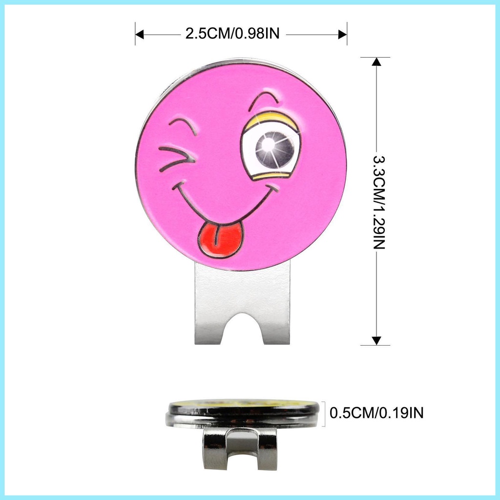 Bộ 6 / 6 Kẹp Nón Chơi Golf Bằng Hợp Kim Kẽm Tháo Rời Được